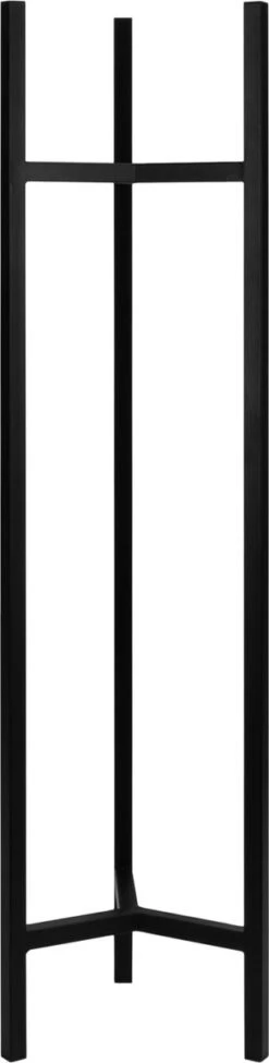 QUVIO Plantenstandaard Inclusief Pot - Staande Plantenbak - Metaal - Plantenbak - Plantenhouders - Planten Zuilen - Voor Buiten - Bloempot - 22 X 22 X 90 Cm - Zwart -Tuin En Buiten 304x1200 1