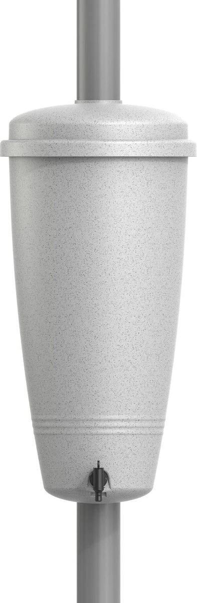 Elho Green Basics Rain Catcher 33 - Regenton Voor Balkonbuiten - Ø 33.5 X H 73.5 Cm - Grijs/Living Concrete 3 Elho Green Basics Rain Catcher 33 - Regenton Voor Balkonbuiten - Ø 33.5 X H 73.5 Cm - Grijs/Living Concrete