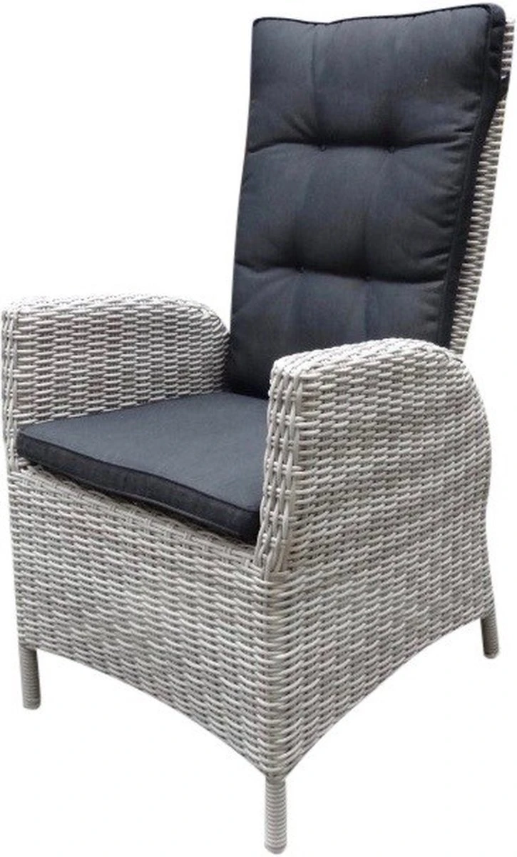 Menorca Dining Tuinstoel Verstelbaar Wit Grijs 8 Menorca Dining Tuinstoel Verstelbaar Wit Grijs - Afbeelding 7