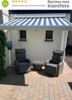 Loungeset Duoset Melia 2 Verstelbare Stoelen + Tafel - Balkonset -Tuin En Buiten 864x1200