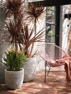 Capi Europe - Bloempot Bol Rib NL - 43x41 - Antraciet - Voor Binnen En Buiten - KOFZ933 -Tuin En Buiten 900x1200 11