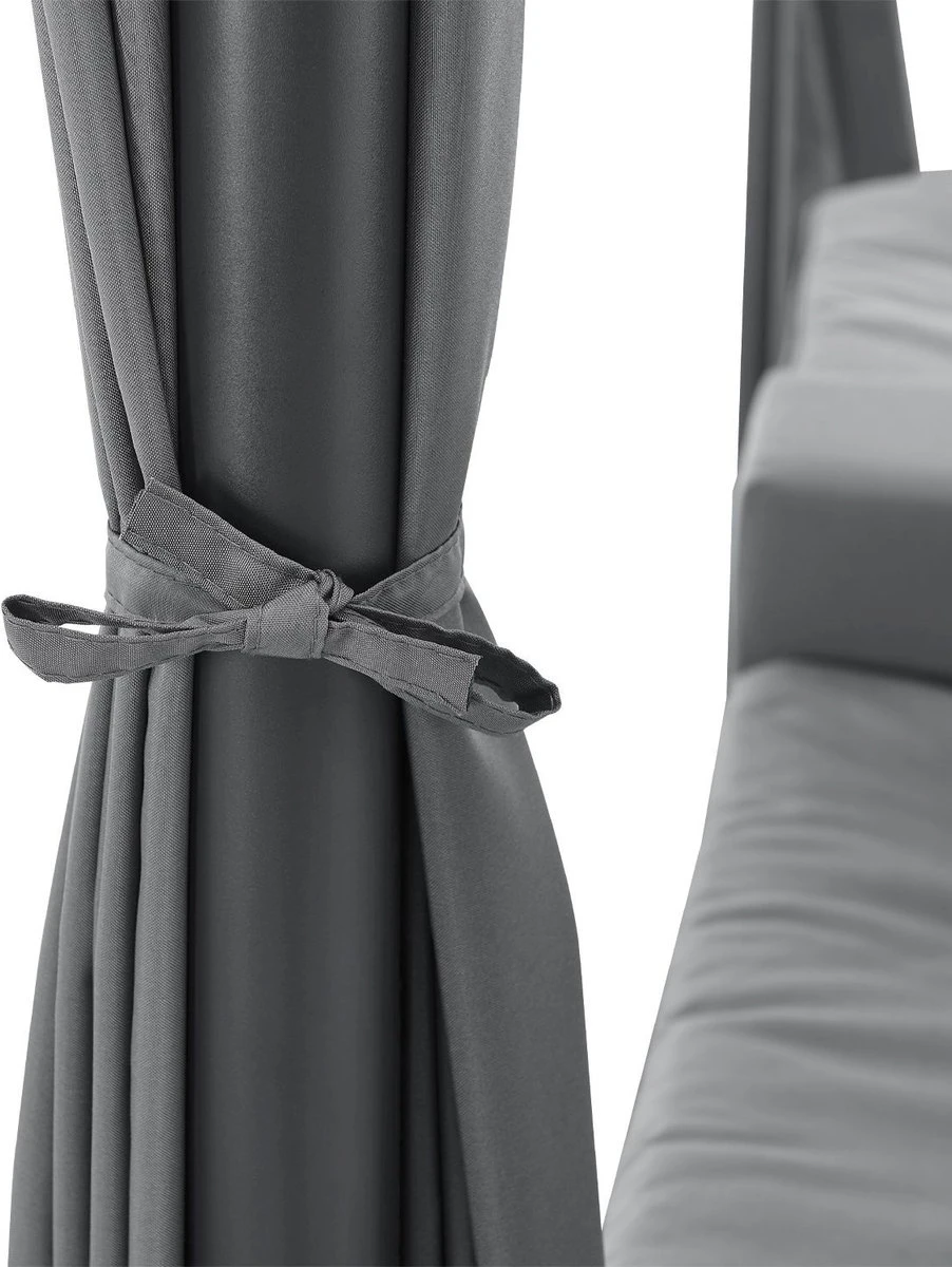 Schommelbank / Ligbank Kassandra - Donkergrijs 18 Schommelbank / Ligbank Kassandra - Donkergrijs - Afbeelding 16