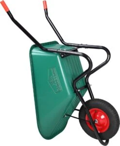Gardebruk Kruiwagen 100 L - Kunststof Kuip – Tot 150KG Groen -Tuin En Buiten 992x1200